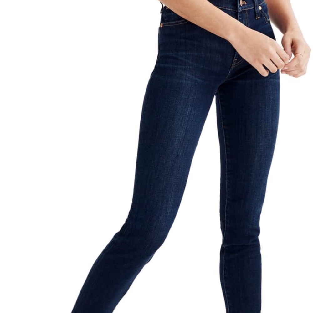 Madewell 9” high rise skinny jeans